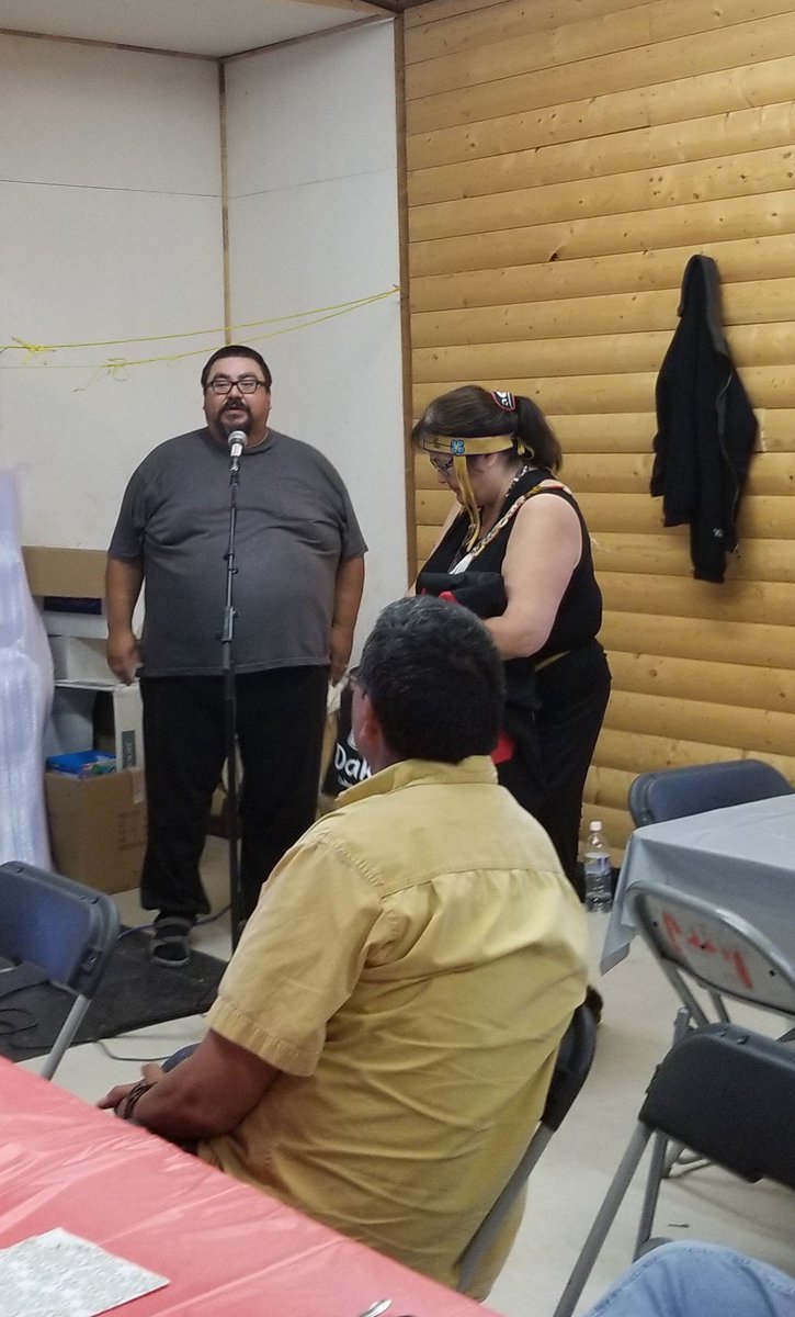 yukonrpmostyn's tweet photo. It was great witnessing the recognition of #ChampagneandAishihik chiefs Paul Birckel, James Allen, Bob Charlie and Diane Strand on Saturday and to congratulate the #FirstNation on the 25th anniversary of its #FinalAgreement. The #GeneralAssembly was a fantastic success. https://t.co/mlo3ge7qcB