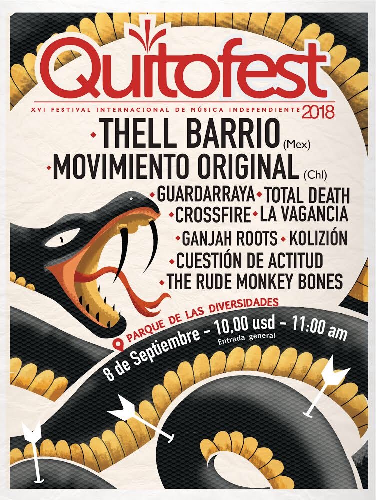 Quitofest's tweet photo. Por todas esas veces que saltamos, cantamos, gritamos, pogueamos y hasta lloramos en estos 16 años, te traemos un nuevo momento para vivir la gran experiencia de Quitofest¡Les presentamos el cartel oficial de este año! Nos vemos el 8 de septiembre en el Parque de las Diversidades https://t.co/eICR8WQaFw