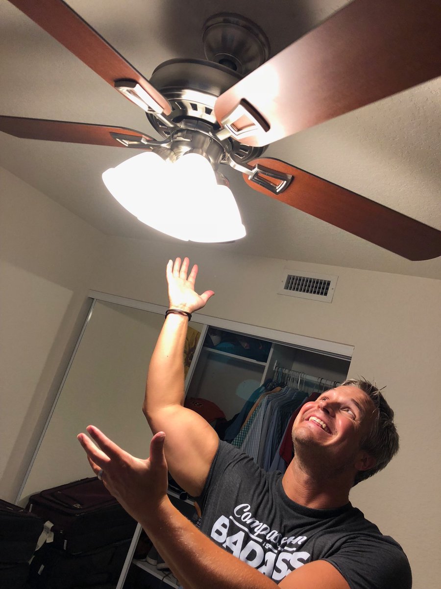 Joe Inderhees On Twitter I Installed A Working Ceiling Fan It
