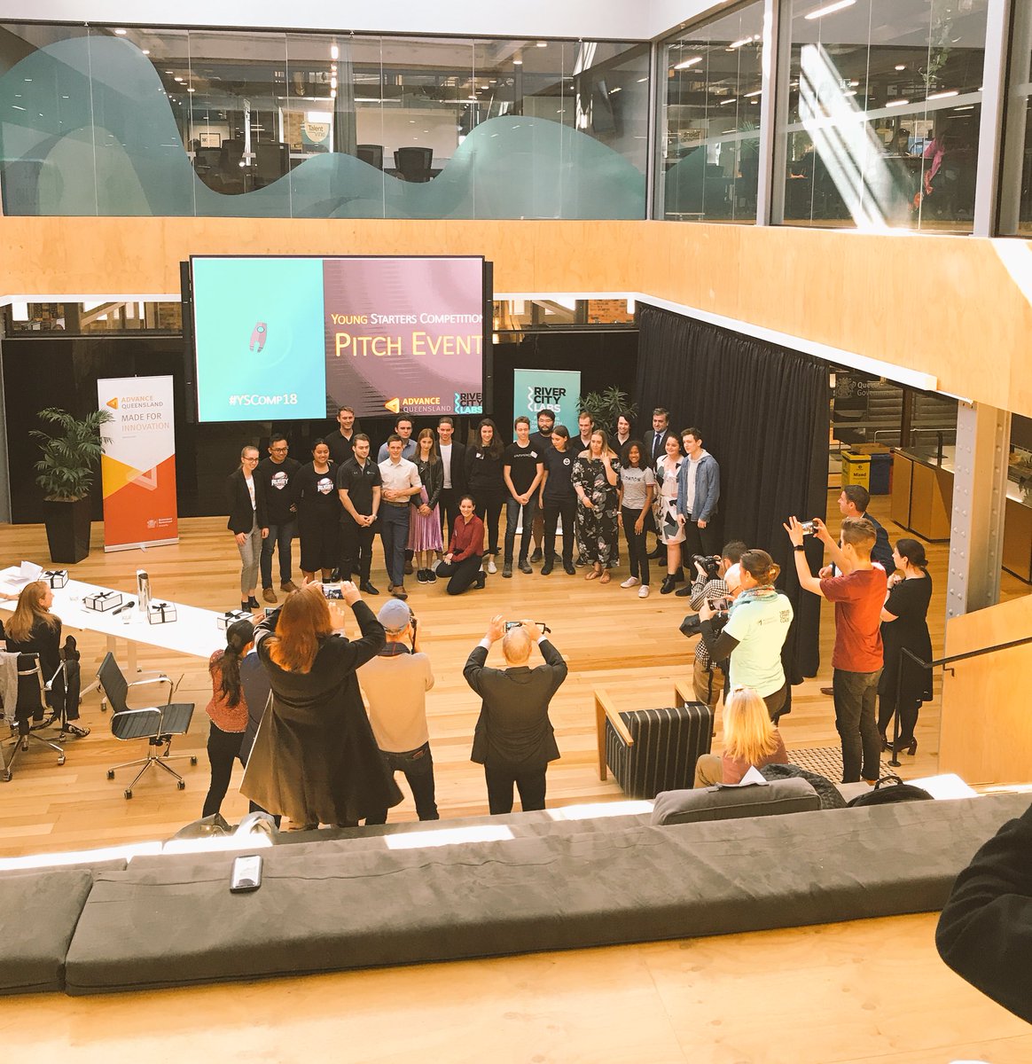nickshewring's tweet photo. So many amazing ideas that I hope turn into global #businesses #proud @AdvanceQld @RCLaccelerator #YSCOMP18 https://t.co/xKxlD3G0Y3