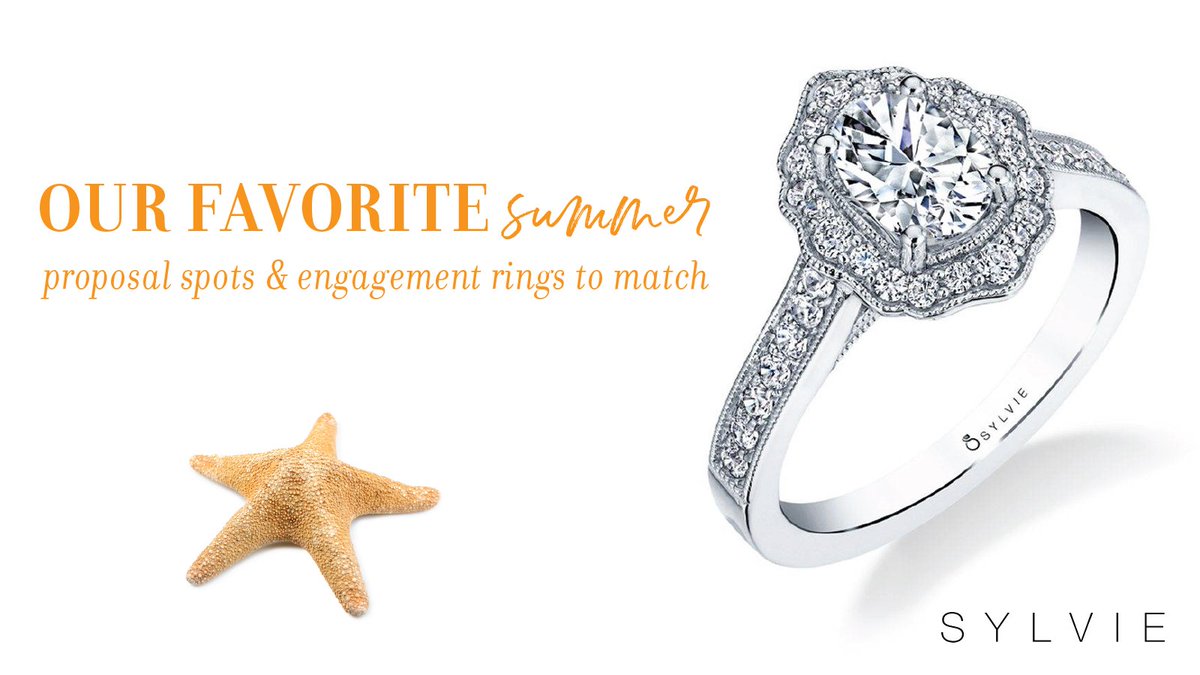 sylviejewelry's tweet photo. It's summertime & we're feeling just right! Feeling like a good read on this #SundayFunday? Check out our latest proposal inspiration blog! --> https://t.co/N6Vwhlnd8R
#Diamonds #Summer #EngagementRings #DestinationProposals #SheSaidYes #SylvieCollection #SomethingSylvie https://t.co/knES1OAutK