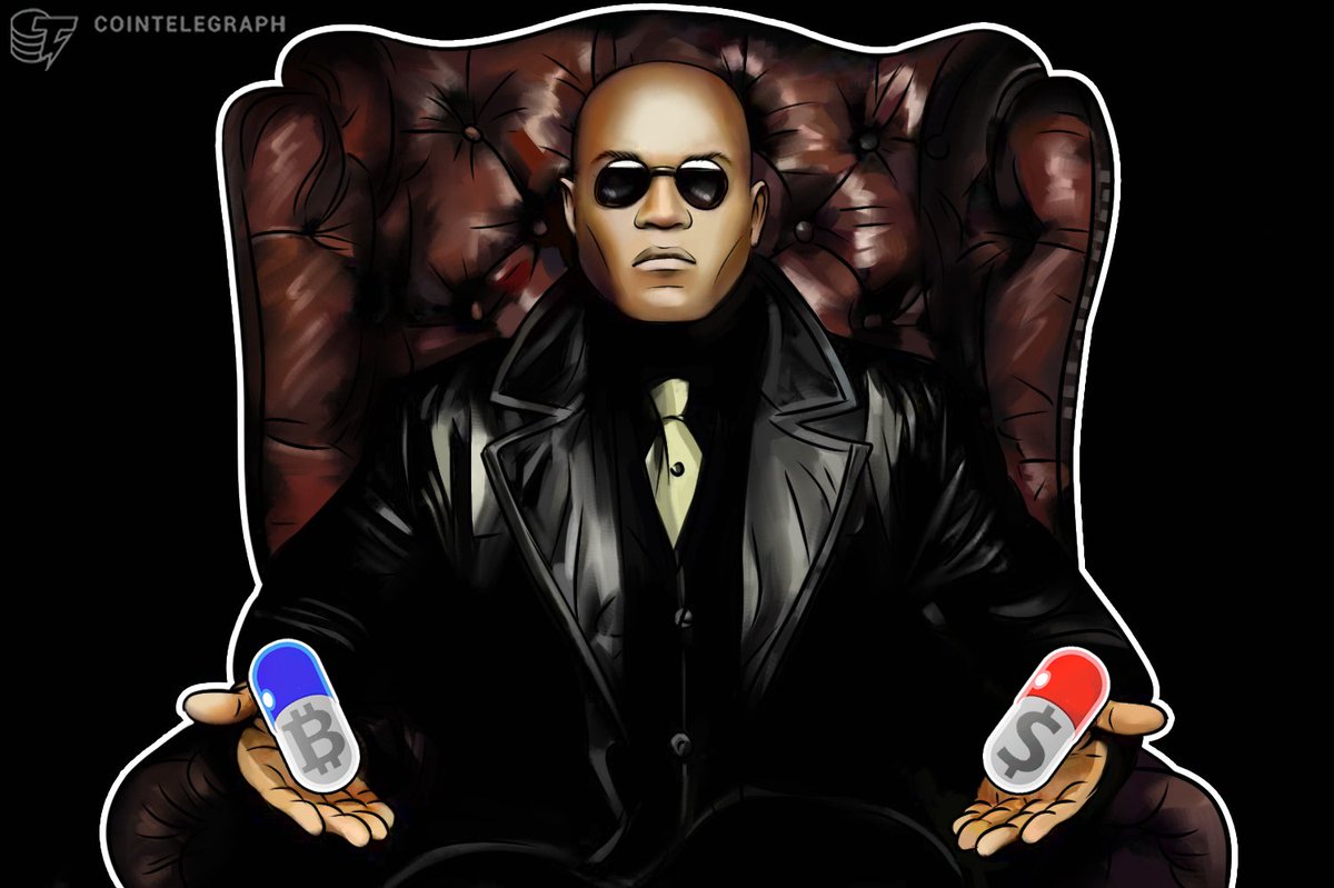 There is no turning back.
You take the fiat job — the story ends, you wake up in your bed and live your ordinary life. 
You take the crypto job — you stay in Cryptoland, and you’ll see how deep the decentralization goes.

jobs.cointelegraph.com