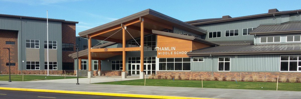 Head over to our Facebook &amp; check out an awesome time-lapse video of the construction of Hamlin Middle school: bit.ly/2N65cAf