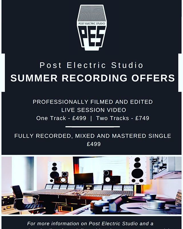 A couple of new offers for the coming months. #edinburghrecording #musicproduction #recordingstudio #edinburghmusic ift.tt/2uDUTvM