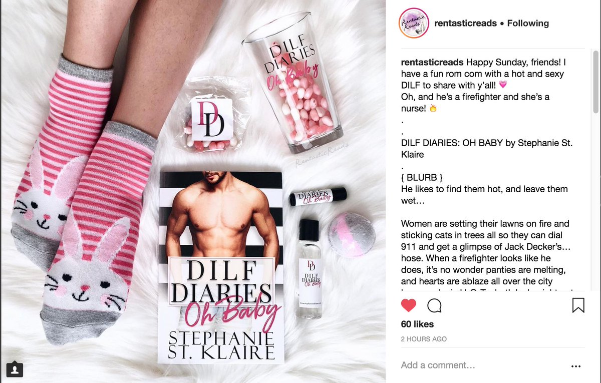 JessicaE_PR's tweet photo. In LOVE with this #bookstagram @RentasticReads Check her out! https://t.co/r8k1OkOQ4d @InkSlingerPR #DILFDiaries https://t.co/KfXqOFnsYz