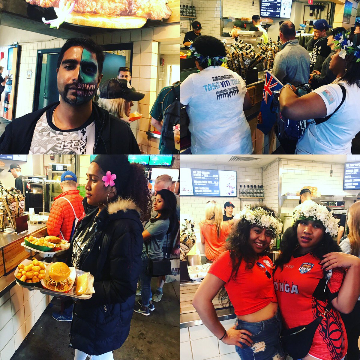 #rugbyworldcupsevens2018 day 3 at the pitch! We’ve caught the rugby bug thanks to all of you that have come by to see us at <a href="/TheOrganicCoup/">The Organic Coup</a> at @ATTPark! #organicallycocky #Rugby #worldcupsevens2018 #ATTPark #SF #CaughtTheRugbyBug 🐓🏉💯