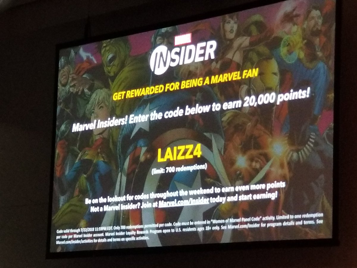 Marvel Insider Codes San Diego Comic Con SDCC 2018 r/ContestOfChampions