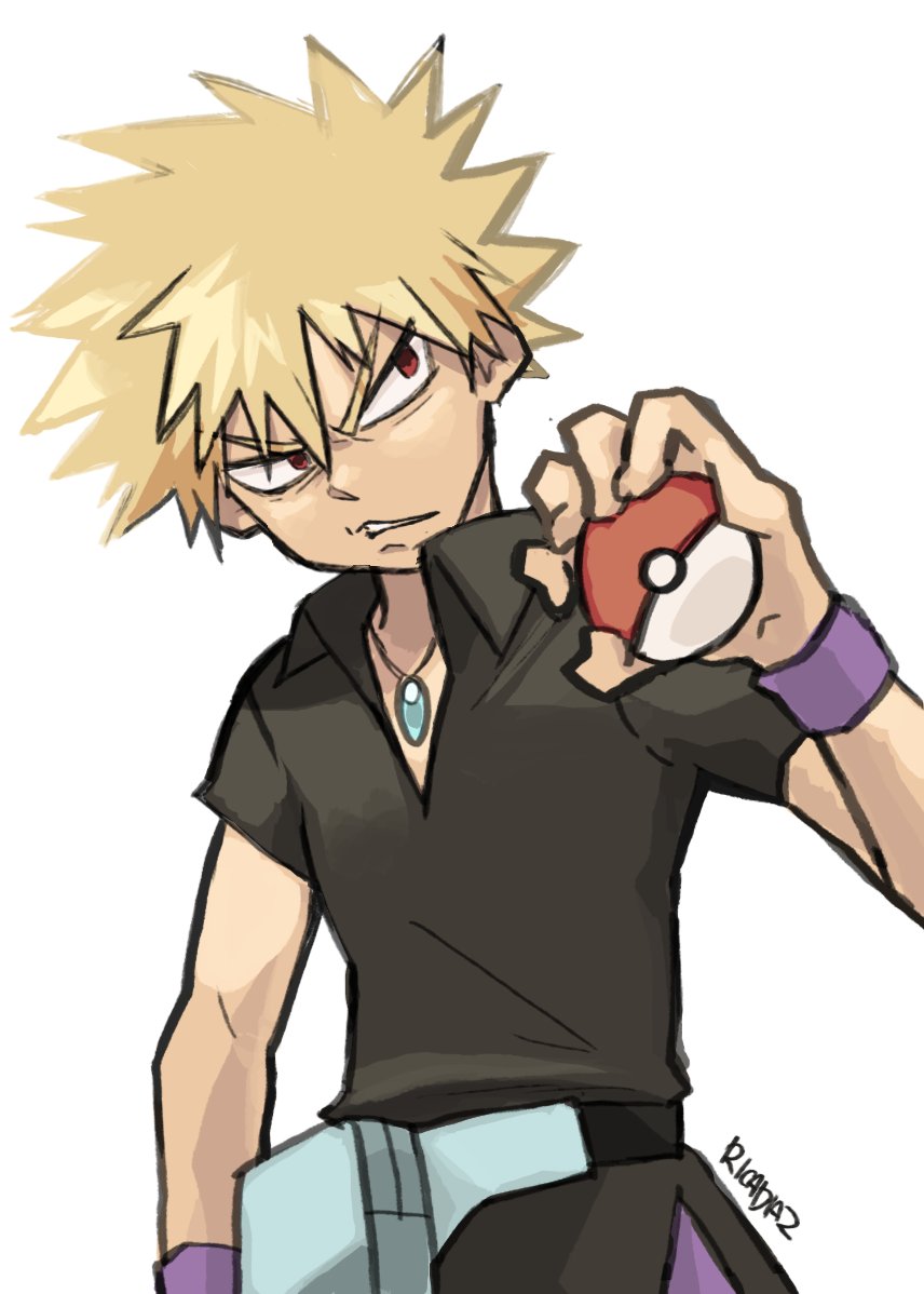 wwofmoi's tweet photo. I've always thought Uraraka and Bakugo could EASILY cosplay May and Gary. https://t.co/gpKEVFk557