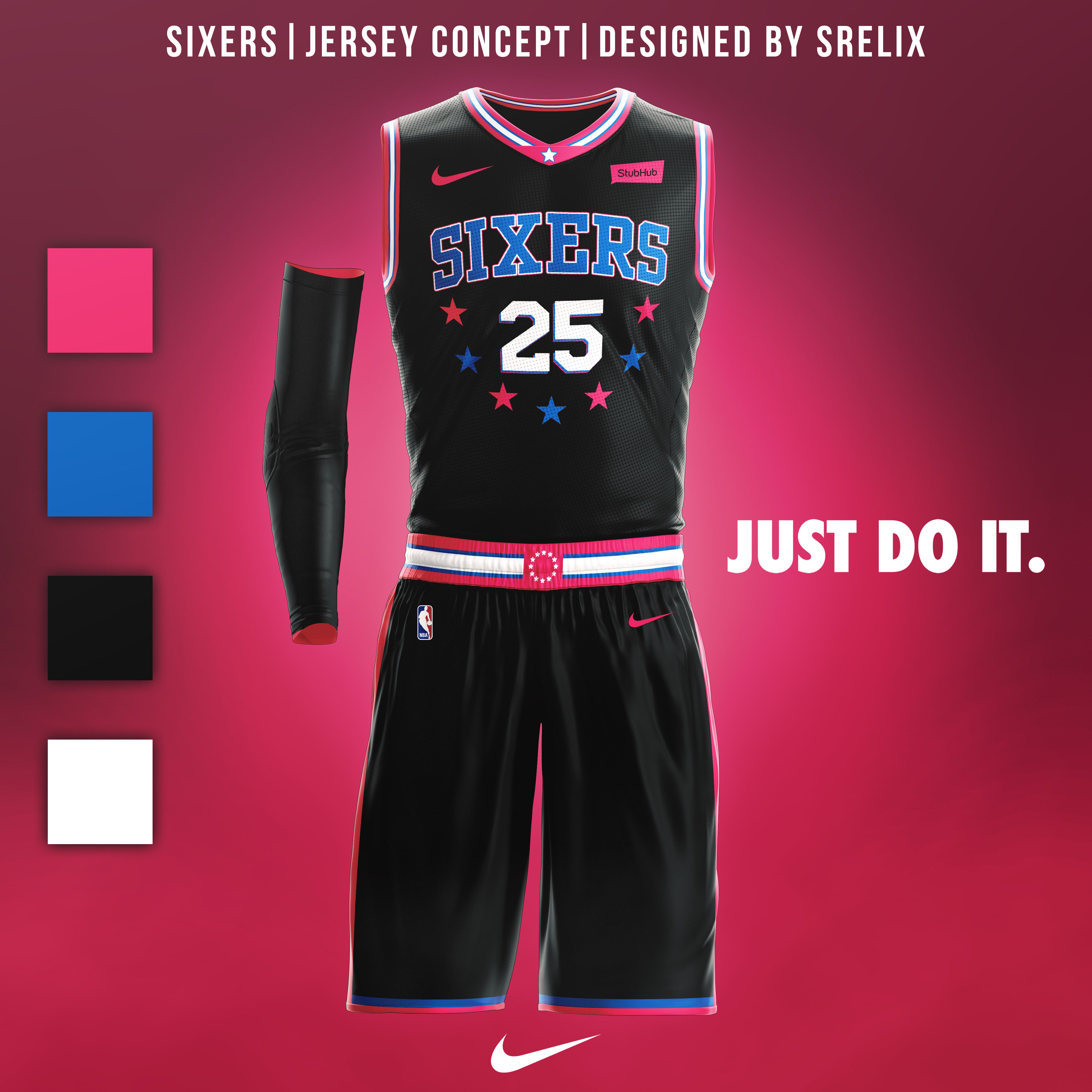 SRELIX Jerseys on X: @sixers jersey concept. Follow me on