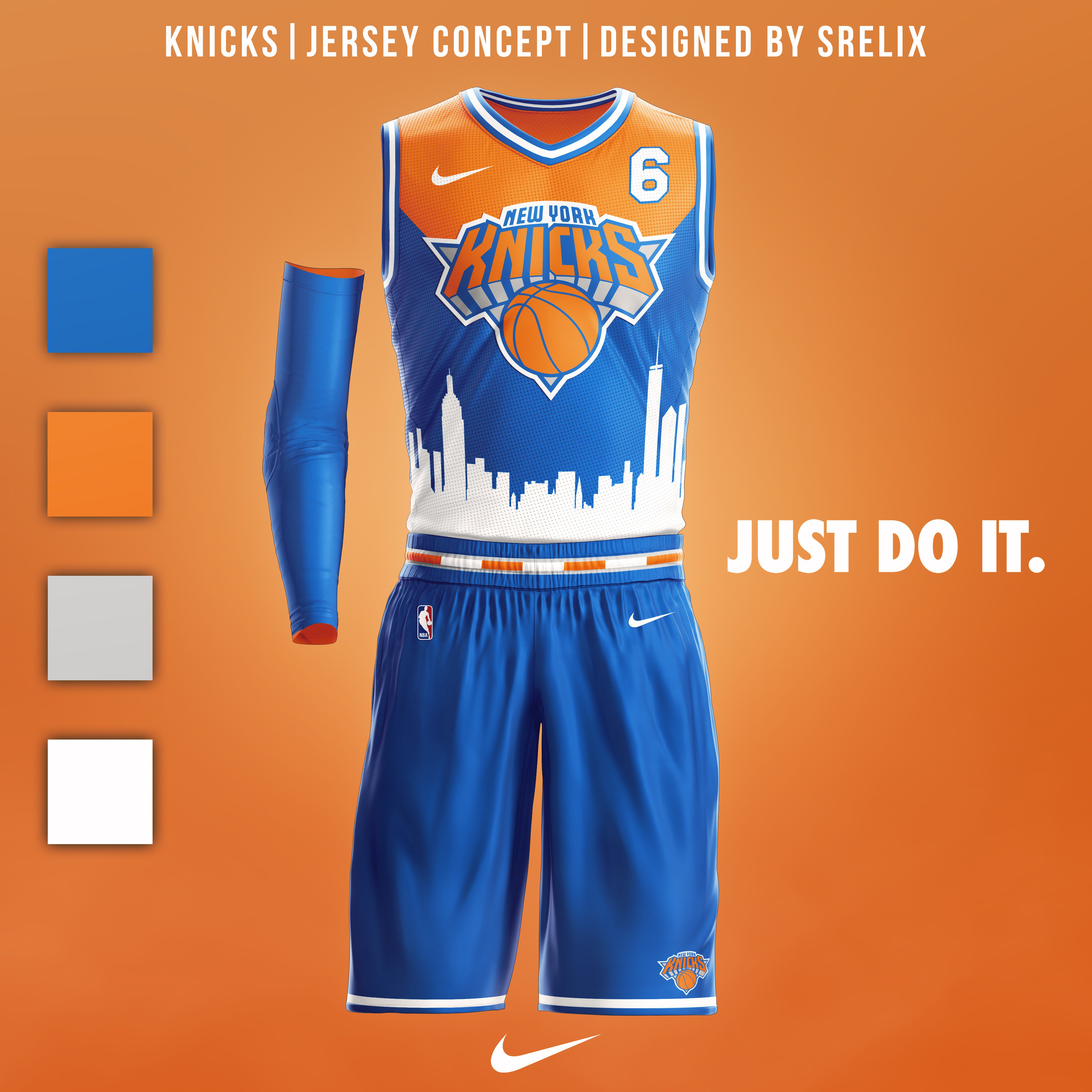 SRELIX Jerseys on X: @nyknicks jersey concept. Follow me on Instagram  @srelix for more content! #Knicks #NYKnicks / X 