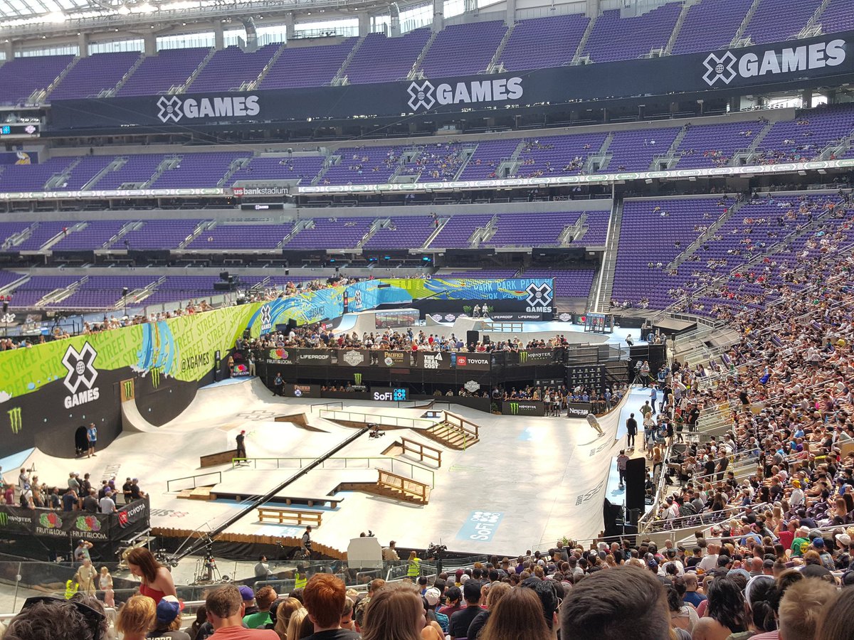 dschleede's tweet photo. At Xgames in Mpls. #xgames #usbankstadium https://t.co/09KI57syJK