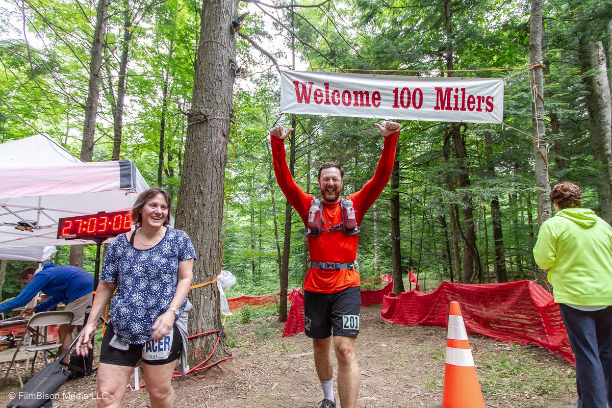 FilmBison's tweet photo. @VT100MiRace Another 100 miles in the books! #Vermont100 #VT100 #endurancerun #running https://t.co/b0Z2W9Jw9c