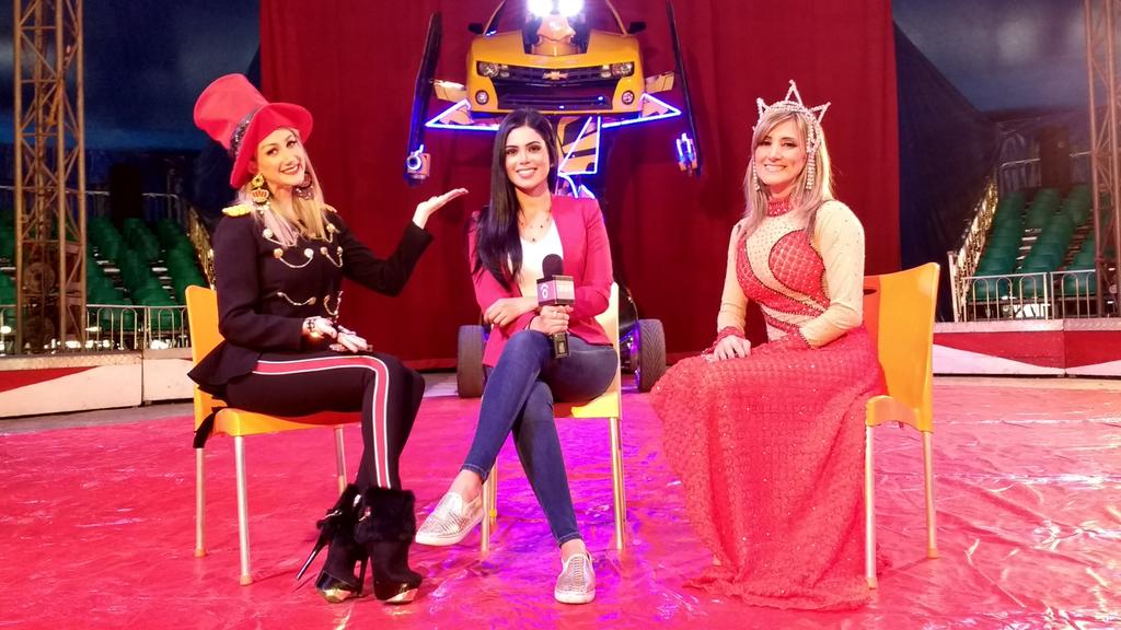 Hoy estaremos con dos de las figuras principales de El #grancircodeméxico en su paso por #caracas con nuestra <a href="/KarielysCR/">Karielys Cuadros</a> desde las 6:30pm en las pantallas de <a href="/Venevision_Plus/">Venevision Plus</a>