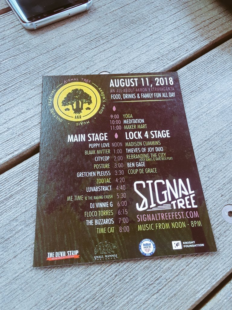 The <a href="/signaltreefest/">Signal Tree</a> schedule is out if you didnt know 😛 #Signaltreefest2018