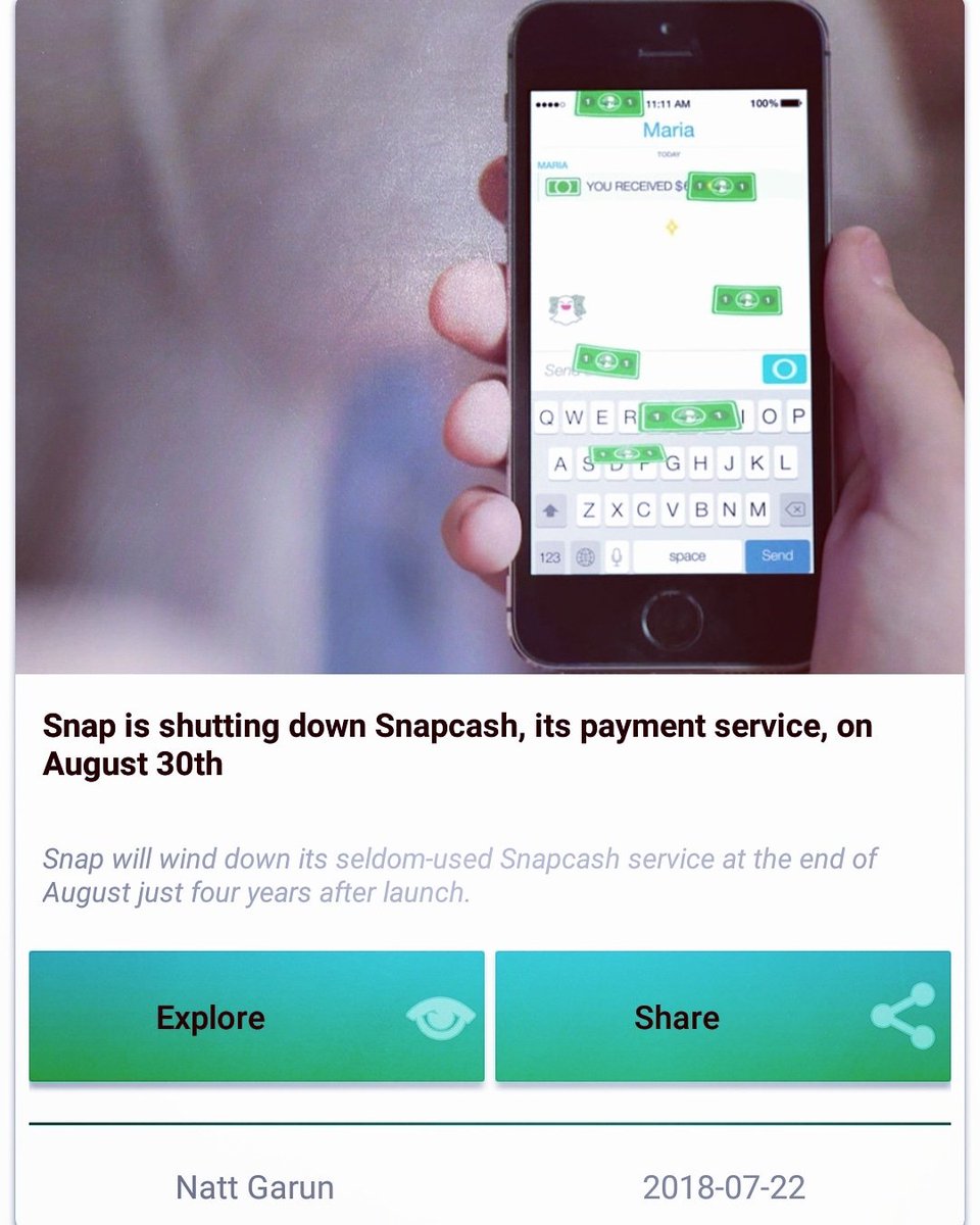 techfireball's tweet photo. Slash news - Best App For Getting Know world better !  #slashnewsapp #news #techfireball #technology #snapcashfornudes #snapcode #snapchats #paymentapp #shut https://t.co/nTvpyYHfAN
