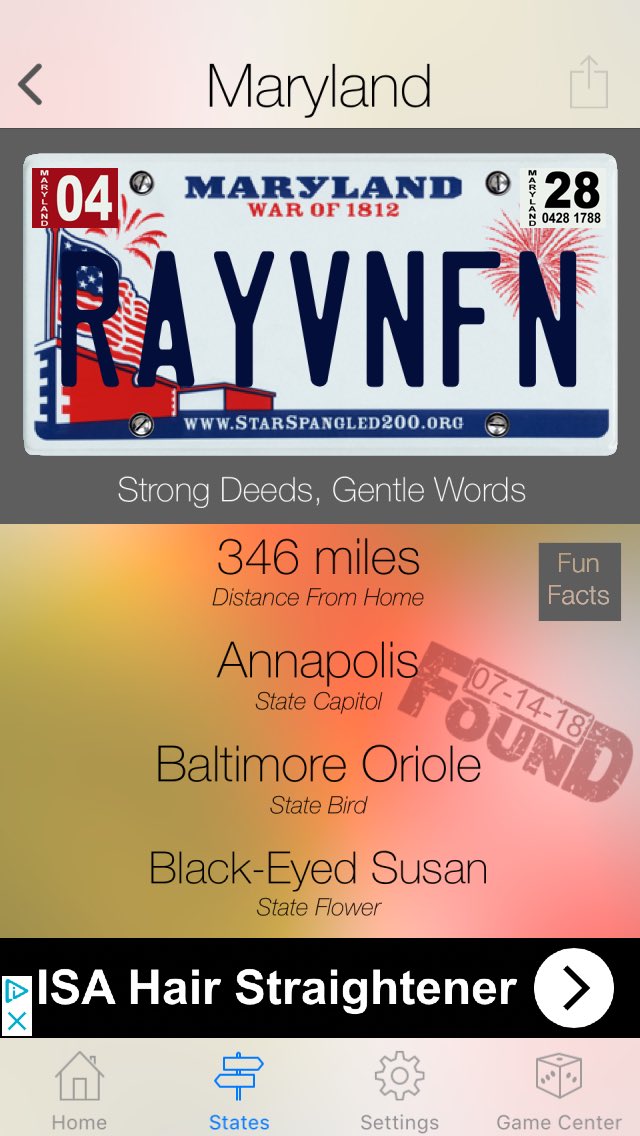 DuttonMimi2399's tweet photo. Rayvnfn.    Maryland plate motto.  What does it say  https://t.co/A8Abqk8Ltl https://t.co/qE3zwlW5XJ