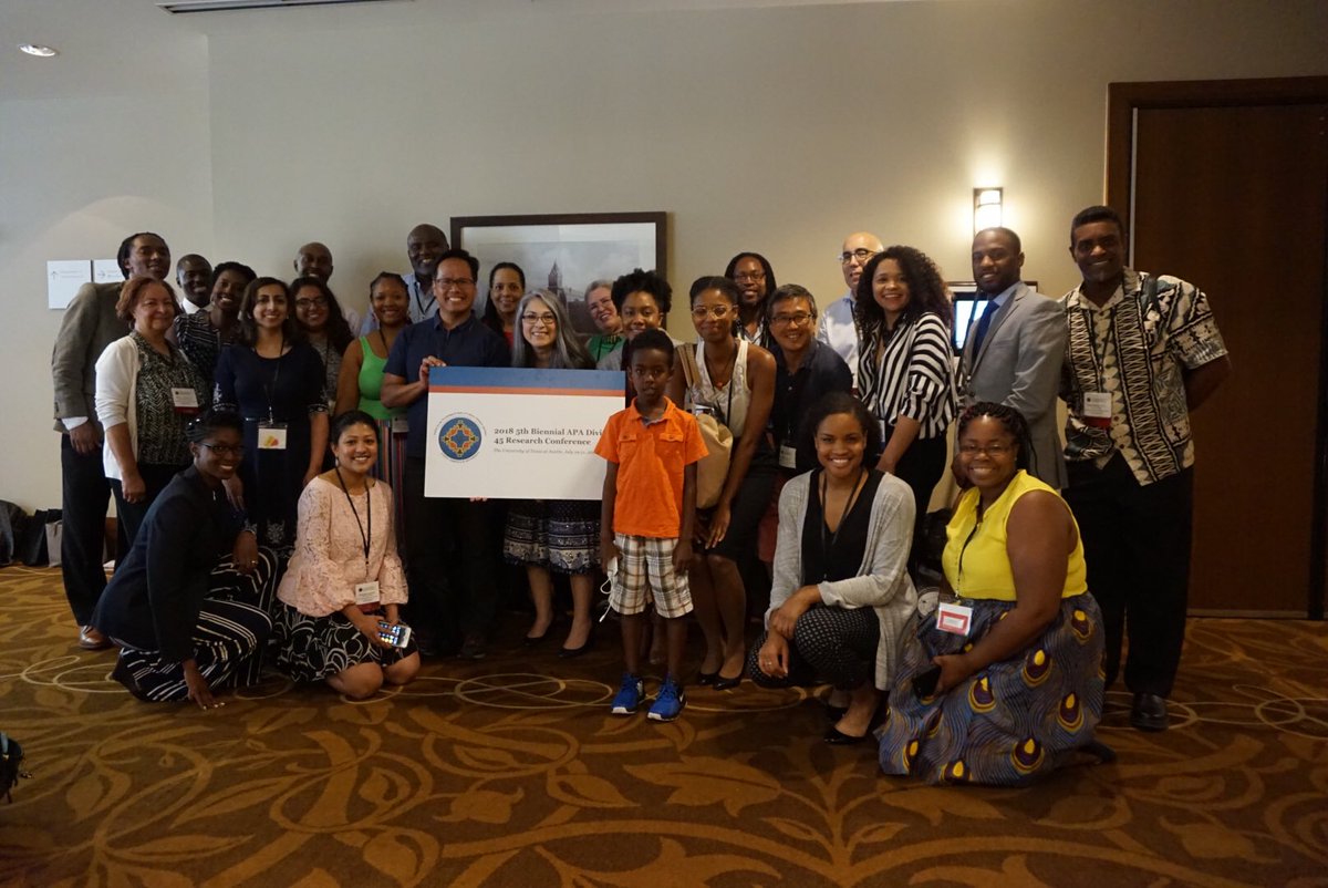 apadiv45's tweet photo. Change is brought about because ordinary people do extraordinary things. Obama. 

Division 45 Conference Travel Award Winners. Thank you Austin!! 

#div45 #div45 #div45conference #extrodinary #psychology #psychologystudent #studentlife #travel #award #undergraduate #masters #phd https://t.co/95PQZsBSas