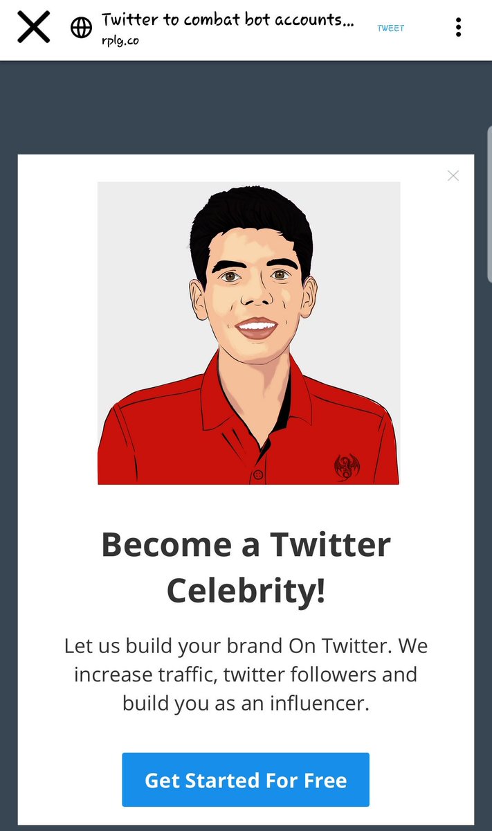 KlatuBaradaNiko's tweet photo. #SocialMediaVill ads claim to be expert in:
#SocialMedia #TwitterStrategy #GrowthHacker #TwitterMarketing #DigitalMarketing #SocialMediaMarketing
Yet they run on #BotReplies =
#SocialMediaFail #DigitalMarketingFail
Some Tweets care more about ads than content = #ClickBait https://t.co/O6ynbVBLne