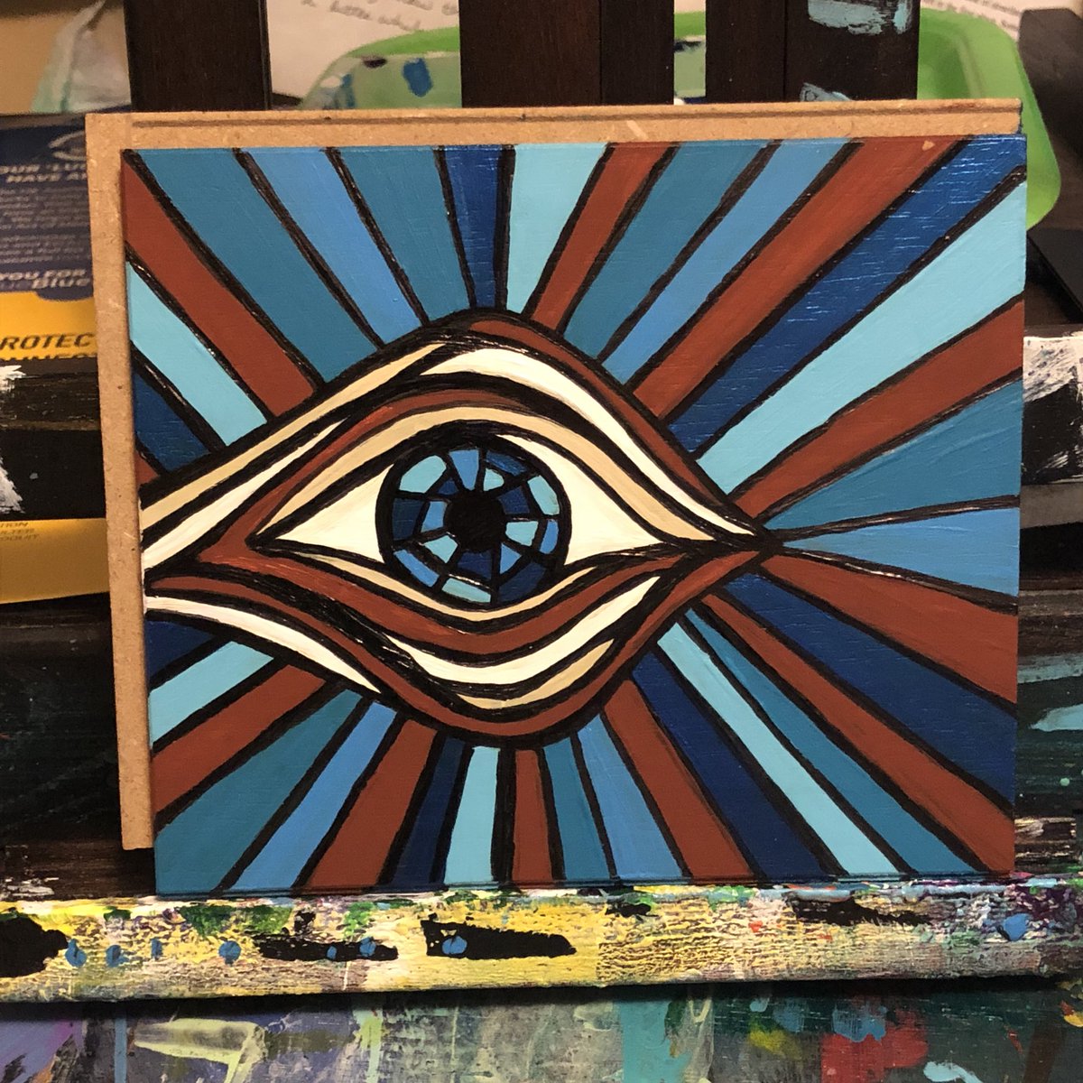 kdotzhyprgrafia's tweet photo. eye candy 👁🍭☺️😁😘👩‍🎨🍅 (#7: 5” x 6”) #art #artist #painting #painter #inprogress #passionfruit #theeyeshaveit #series #thebettertoseeyouwith #littlered #inthestudio #kentuckyhome #kentuckyartist #shine #firewoman #therealthing #worththeeffort #beboldorburn #worththerisk https://t.co/c3vkiFOOM3