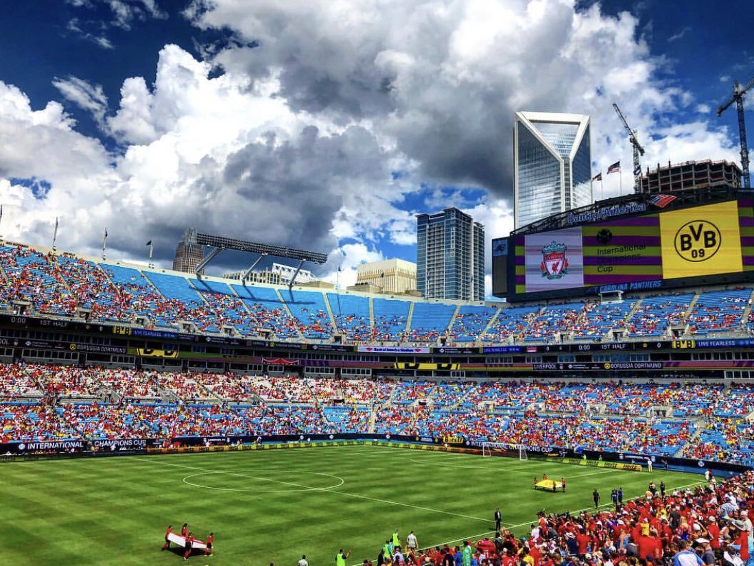 Panthers's tweet photo. Nothing like Sundays at BOA Stadium 🙌 https://t.co/H5aa2yjTil