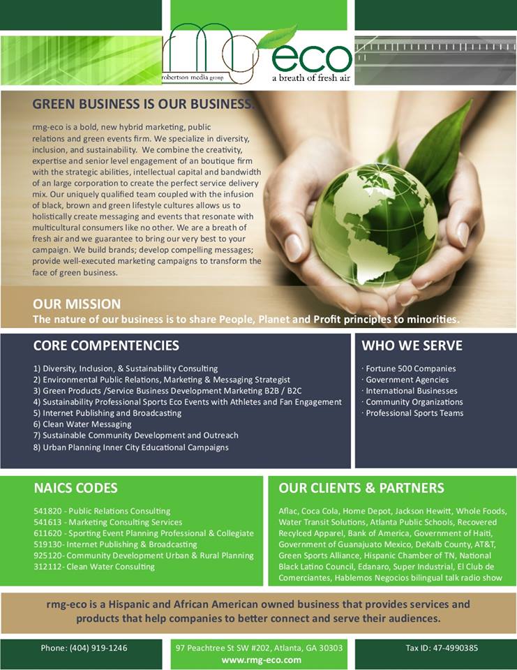 rmgecocom's tweet photo. RMG-ECO The Only Black Owned Full Service That Specializes in #Environment #PublicRelations #GreenBizMarketing #Sustainability #Event #Festival #EcoMessaging Firms in the USA we are #ABreathofFreshAir. https://t.co/t2LKDxUuqo @HuffPostGreen @GuardianSustBiz @blackenterprise
@ajc https://t.co/xZ0MVD8N40