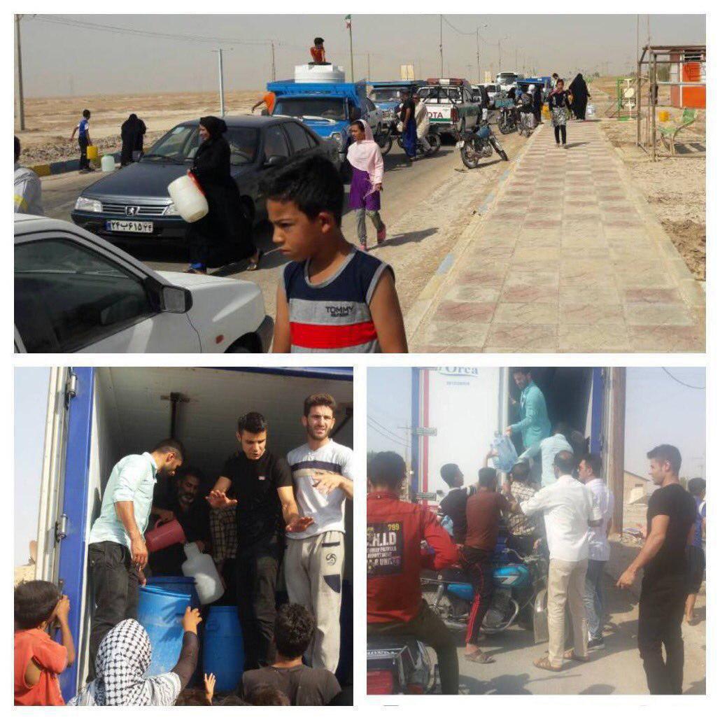 eraj97's tweet photo. Khuzestan south of Iran July 22
Long line for drinking water💔💔💔
#IranRegimeChange #Qanon #WWG1WGA https://t.co/Am45Y5eVyx