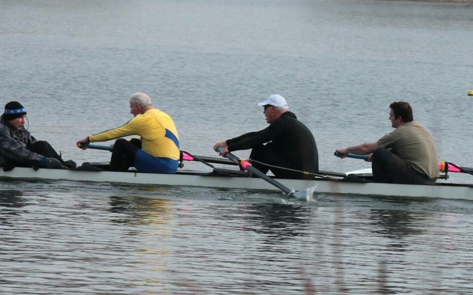 GreenlandRohan's tweet photo. Competed in a 4k Winter Time Trial in Canberra on Sunday in freezing conditions. Stroke is 80 years young. Fitter, stronger than rowers half his age. Age no barrier to #PhysicalActivity #rowing #fitness @RowingAust @MichaelTThorn @ShaunCGath @senbmckenzie https://t.co/hgmG9zYiq1