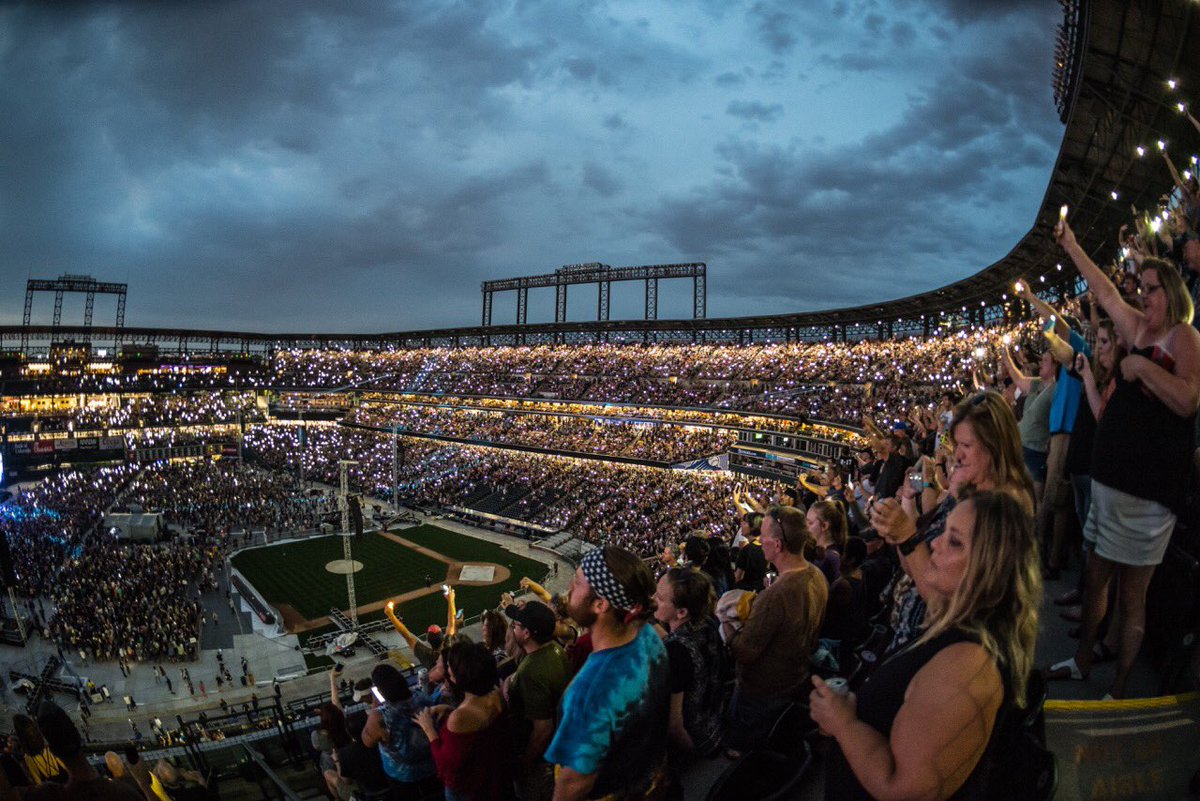 DefLeppard's tweet photo. Fun night with all 45k of you in Denver! 
Photo Kevin Nixon https://t.co/uQb9ZB7uqM