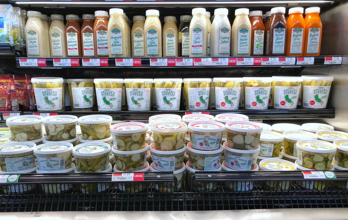 DeeWellsOSD's tweet photo. 🎊 Walked into @WholeFoods Shrewsbury & what do I see?👀
Awwwww yeah....... @GrillosPickles 🥒 ftw! #grillospickles #worldsbestpickle #yget https://t.co/npgNTQ4iMR