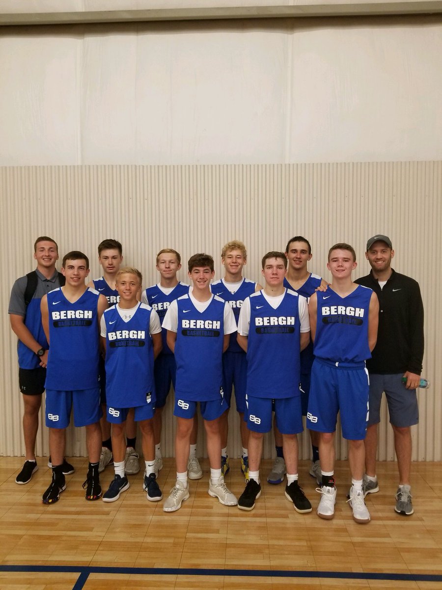 BerghBasketball's tweet photo. 3-2 once again for a successful end to our summer! One point away from the championship game. Loved watching these fellas grow on and off the court. Can’t wait to watch them this winter! #Squad https://t.co/PpkWFUe1Tx