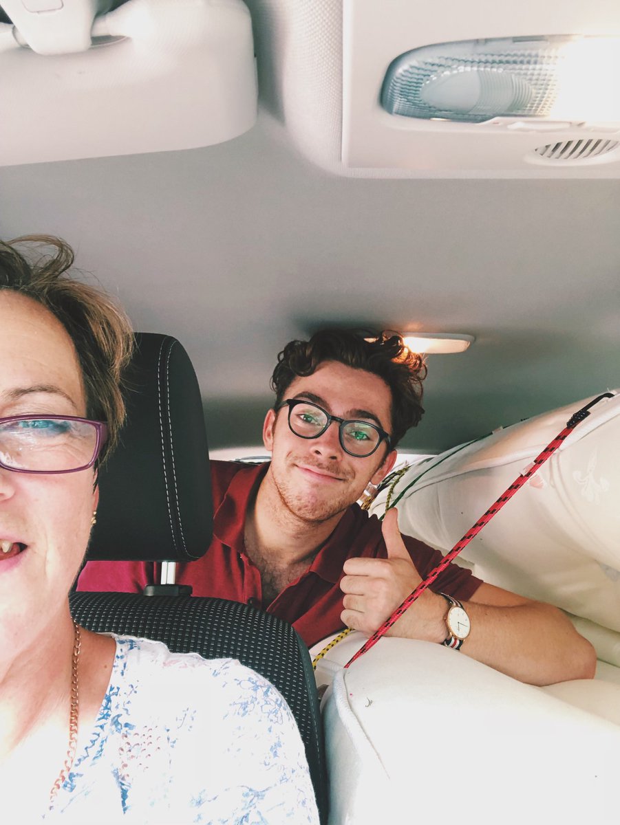 AlexCardall's tweet photo. Today mom and I squished a double mattress into a mini car #proud #MoveComplete ✅ https://t.co/wuWJyP1SZ0