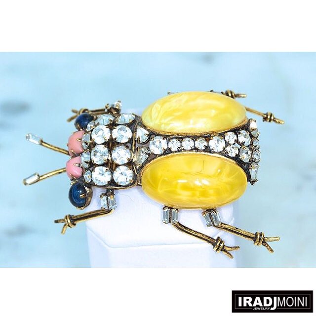 iradjmoini's tweet photo. 💛💛Cute as a Bug 💛💛
From our early collections
#sundayfunday
Pic via @rubylane
*
*
*
*
*
*
*
*
*
#IradjMoini #jewelry #brooch #pin #broochlove #broochpin #broochaddict #yellow #bugjewelry #earlycollection #sunday #swarovskicrystals https://t.co/BixXfqjXLu