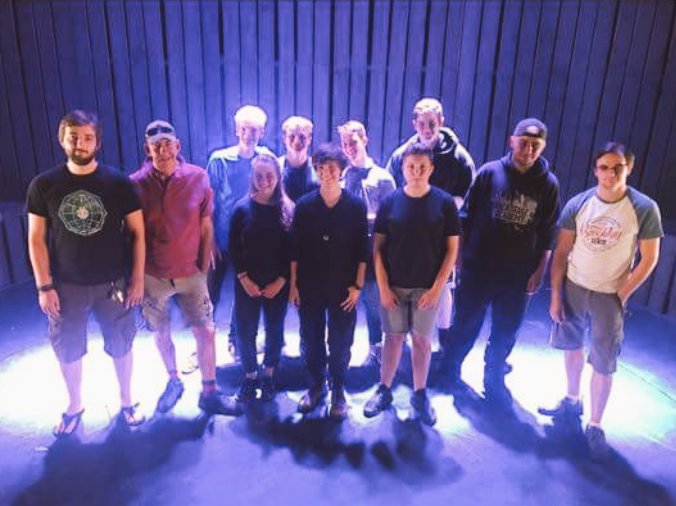 Production_Lois's tweet photo. Les Mis has now come to an end- lovely working with @lincdrillhall &amp; @DTCProductions as well as some current/new production arts students! 🔧💙 #techcrew #asm https://t.co/6x1Ll5XSGB