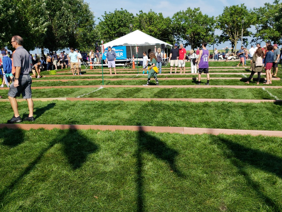 Bocce ball tournament!!! #festaitalina <a href="/FestaMKE/">Festa Italiana</a> #5xboccechamps #libertostallions