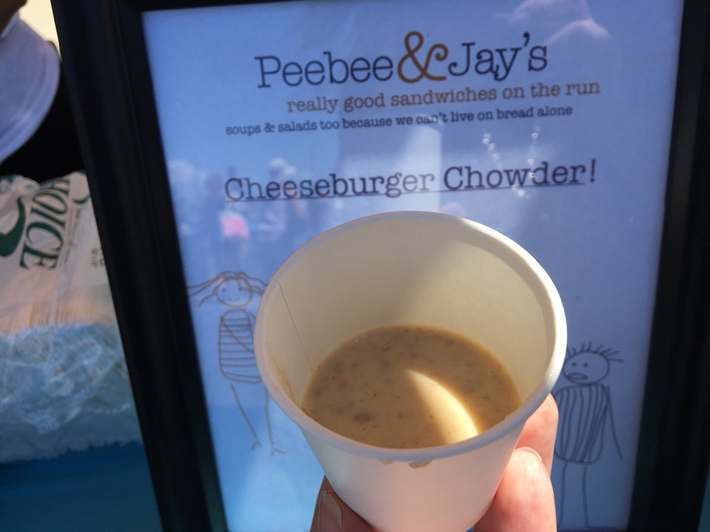 805foodie's tweet image. Located in Carpinteria (and coming soon to Port Hueneme), Peebee &amp;amp; Jay’s is serving Cheeseburger Chowder at #Chowderfest today at @ci_maritime Museum in Oxnard’s @CIHarbor