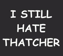 barnsleysime's tweet photo. @Pottermod @longtonstokie @judder25 if we charged folks to piss on the evil cunt's grave we'd be able to fund the NHS for eternity AND still have enough to throw a fucking great party! #neverendingqueue https://t.co/gb0fsIjj6r