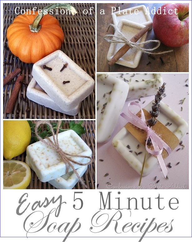 Did you know you can make your own wonderfully scented soaps in just five minutes? I'm sharing four different recipes on the blog today! 
confessionsofaplateaddict.blogspot.com/2018/07/easy-5…