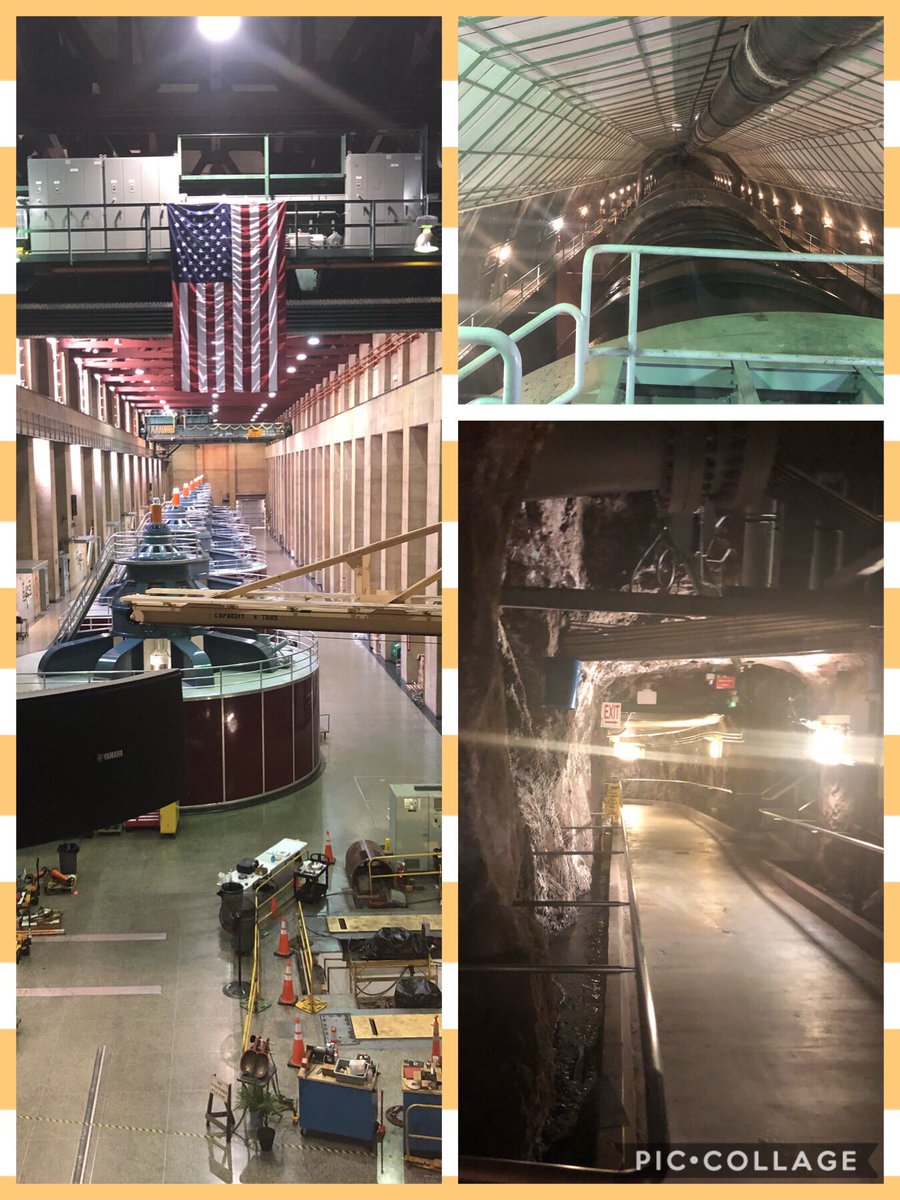 Taylored2Learn's tweet photo. We visited the Hoover Dam today and it was an incredible experience! Learning how the dam was planned and built was the most interesting to me! Although, it was pretty cool to walk to the power plant through the tunnels over 530 feet down into Black Canyon โฐ#CTEsharpens https://t.co/VpUalVEXBI