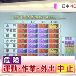 ついにこの猛暑で外出禁止？仕事にも影響が…