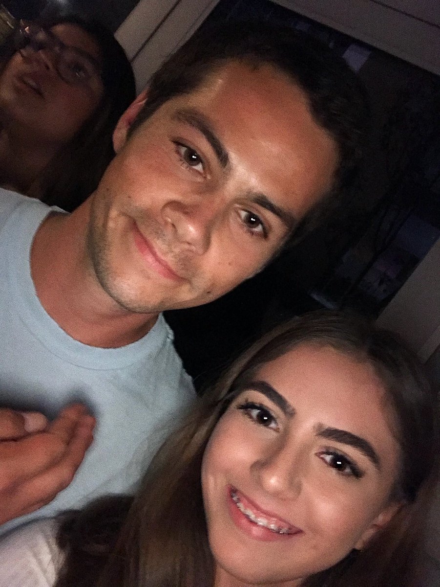 Dylan o brien with fans