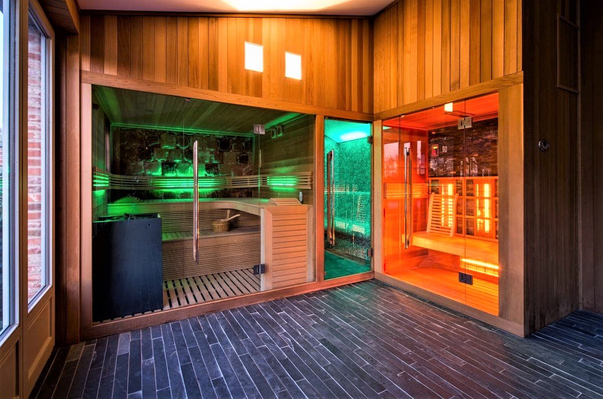 ambientelements's tweet photo. Professional spa for private use with traditional sauna, steam room and infrared sauna #sauna #infraredsauna #steamroom #hammam #saltroom #snowroom #spa #spadesign #spaideas #customsauna #saunainspiration #holistichealth #steambath #dayspa #luxurylife #woodworking #detox #custom https://t.co/hadg5ng6lT