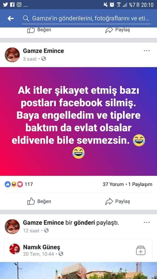 guvennsimsek's tweet photo. Türkiye Cumhuriyeti Başkanına ve Seçmenlerine küfür ve hakaret eden  
#GamzeEminceTutuklansın 

@RT_Erdogan  @06melihgokcek https://t.co/QfoZkR0hiP