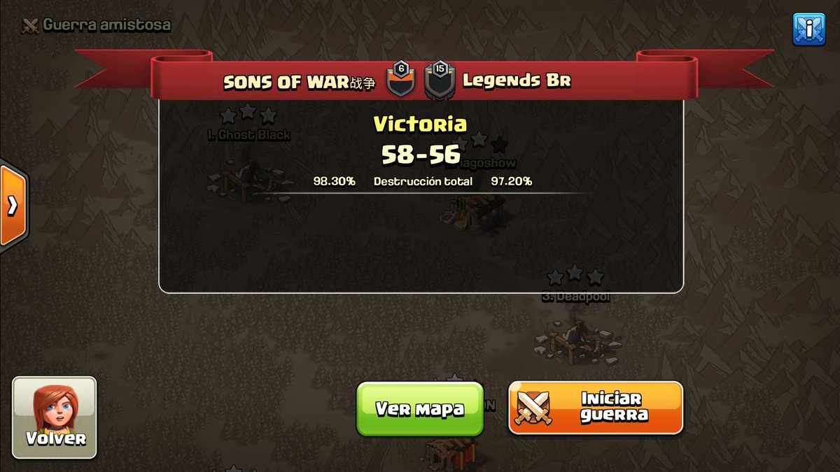 SonsOfWar_Coc's tweet photo. 🔥4° enfrentamiento de NDL Open y 4° victoria🔥

BD: 2/5/13

GG @LegendsBr10 , It was a nice war 😊 https://t.co/OwtJkfFEkg