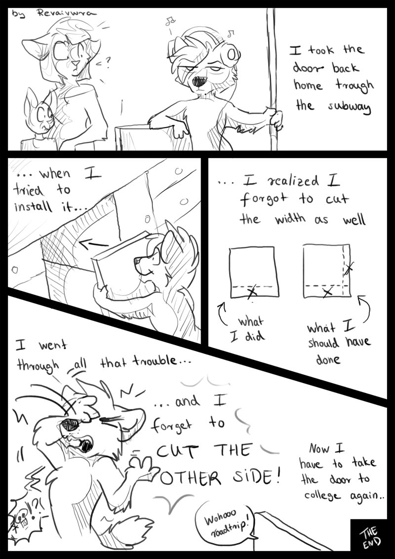 Revaivwra's tweet photo. 30/30 #dailyuploadchallenge
Wow, i made it! 30 (okay, 31) days of posting stuff daily! Wohooo!
So the final piece for this challenge is the last part of the door story...
DOOR ADVENTURES PART 3
I was so exited and then...well ..me happened. https://t.co/WwDHmY8m8l