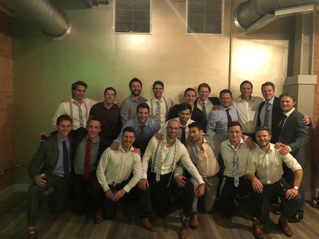 SethAppert's tweet photo. Congrats Chris &amp; Haley Bradley!! Awesome wedding for great couple. Fun to see these guys we had opportunity to coach https://t.co/B0jYa6B1nP