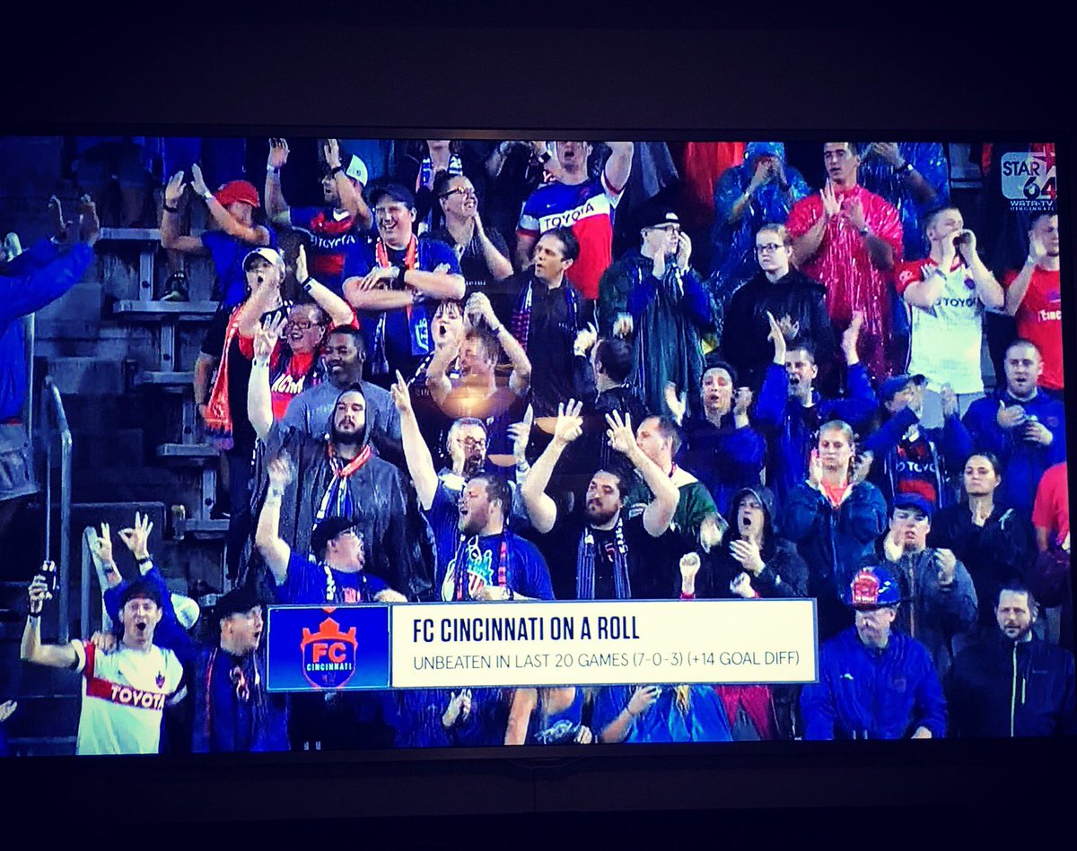 queencitymafia's tweet photo. It's raining, it's pouring, FC|C is scoring. We put two in, we're going to win, three points in the morning! #FCCincy #USL #BeatRedBulls
🌧☔️ 🥅 ⚽️⚽️ ✔️ 3️⃣⏺🌅 https://t.co/PqlOhol46s