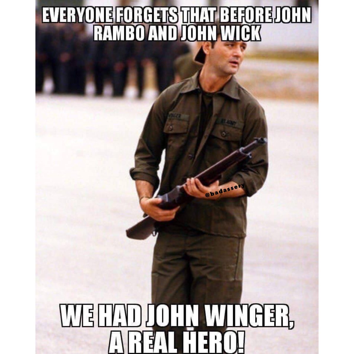 GunsBadassery's tweet photo. “That’s a fact, Jack” 😬 Stripes
#stripesmovie #stripes #johnwinger https://t.co/L2RybjxFhX