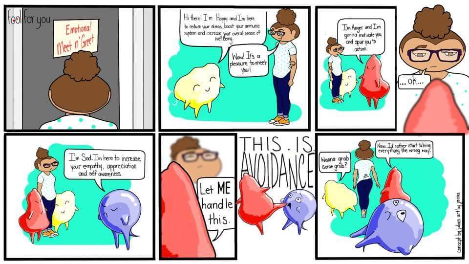 fool4ucomics's tweet photo. #Fool4You #34: The Misadventures of Sad #1: Why so sad, Sad?
#SundayComics https://t.co/dsHR03abIJ