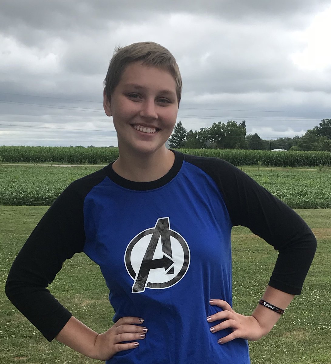 liveforanother's tweet photo. Dear @Russo_Brothers, @Kevfeige:

This is Lexi, she's a Stage 4 cancer survivor...#4 on her bucket list is to 'Meet a Marvel Actor'

We're watching all 19 Marvel movies in a row (~48 hrs) on August 3rd to raise awareness for just how super she is. Can you help us? #AvengeSarcoma https://t.co/kJH1Vmwkz0