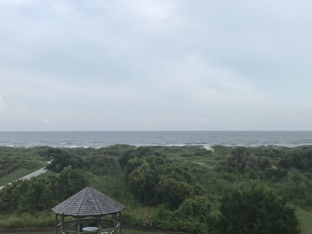 Found out article was accepted to journal (after revisions) and have this awesome view for the week!!! #phdlife #beachinit